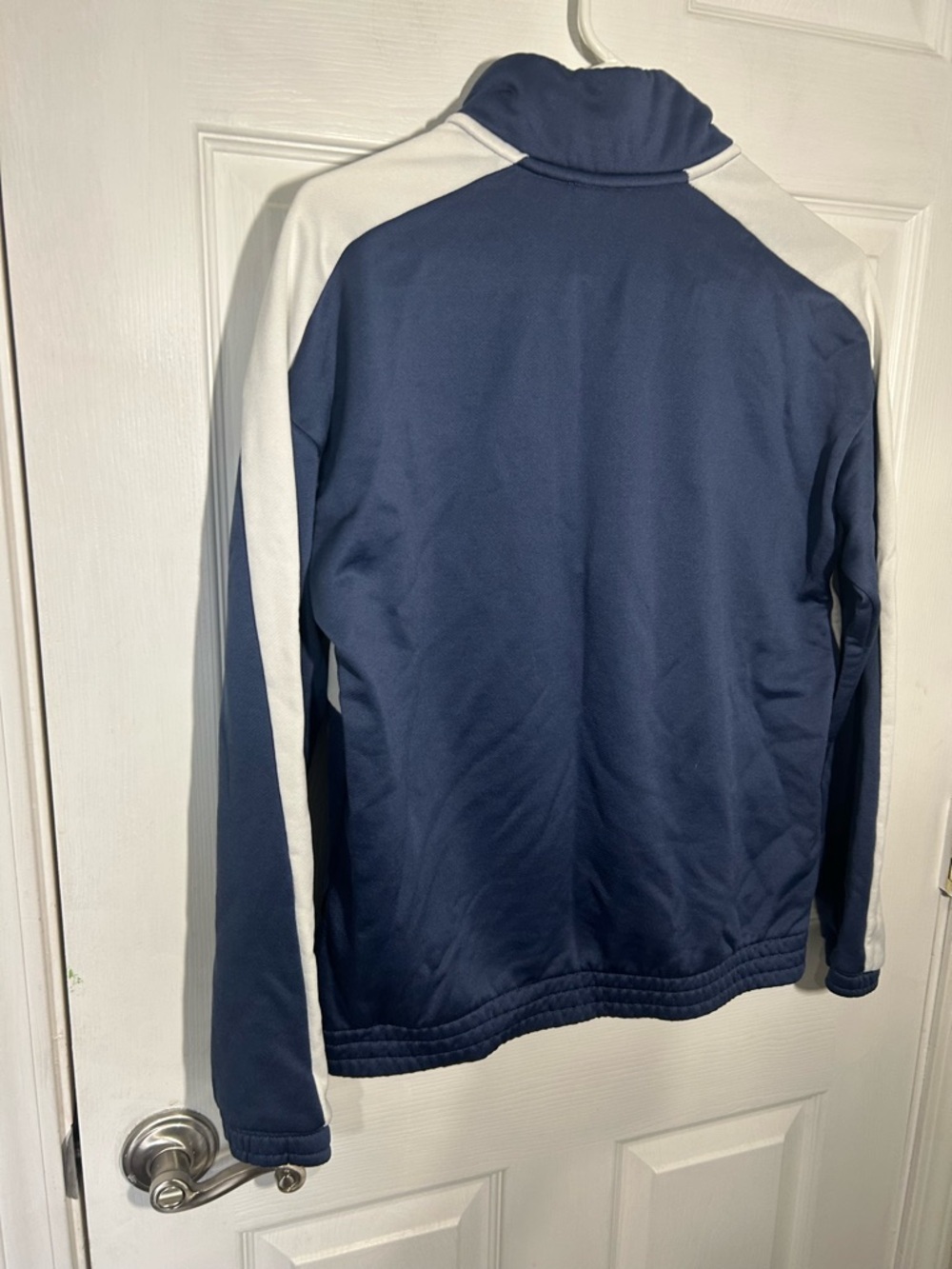 PUMA Navy & White Half-Zip Pullover Womens Medium Athletic Warmup Sporty - Picture 11 of 14